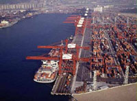 Hong Kong is ranked as the world's busiest container port
