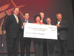 In Calgary, the stunning Wushu Spectacular at the Jack Singer Convention Centre raised C$60,000 in support of the Bethany Care Centre, the Wing Kei Nursing Home and the United Way of Calgary.