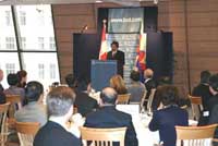 SCIT John Tsang speaking at the Board of Trade business luncheon